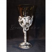 Glass - grapes motive