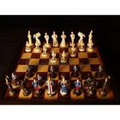 Šachy - Klečící (malované)