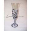 Glass - gothic motives - champagne